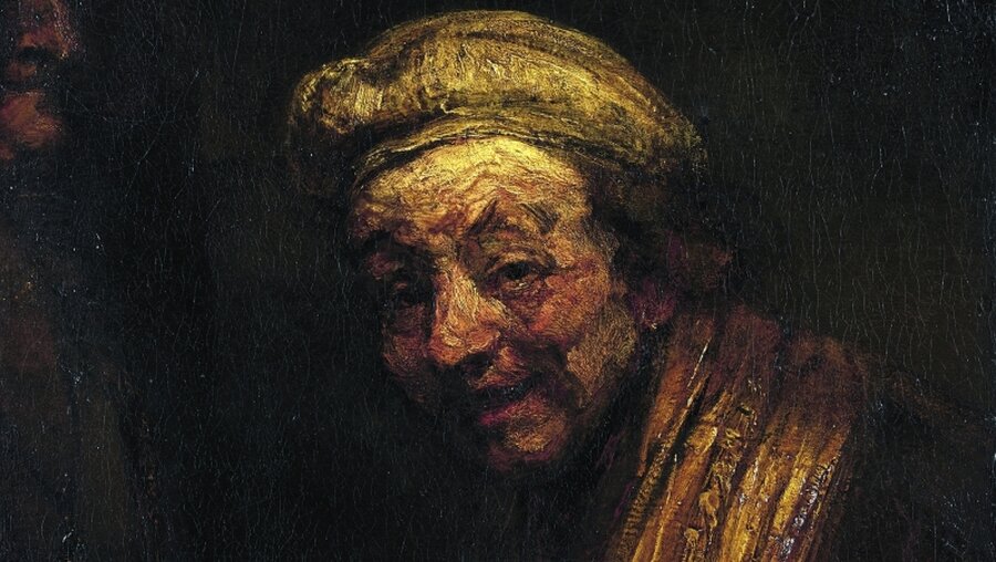 Rembrandt (Harmensz. van Rijn), Selbstbildnis als Zeuxis, um 1662, Öl auf Leinwand, Wallraf-Richartz-Museum & Fondation Corboud, Foto RBA Köln (WRM)