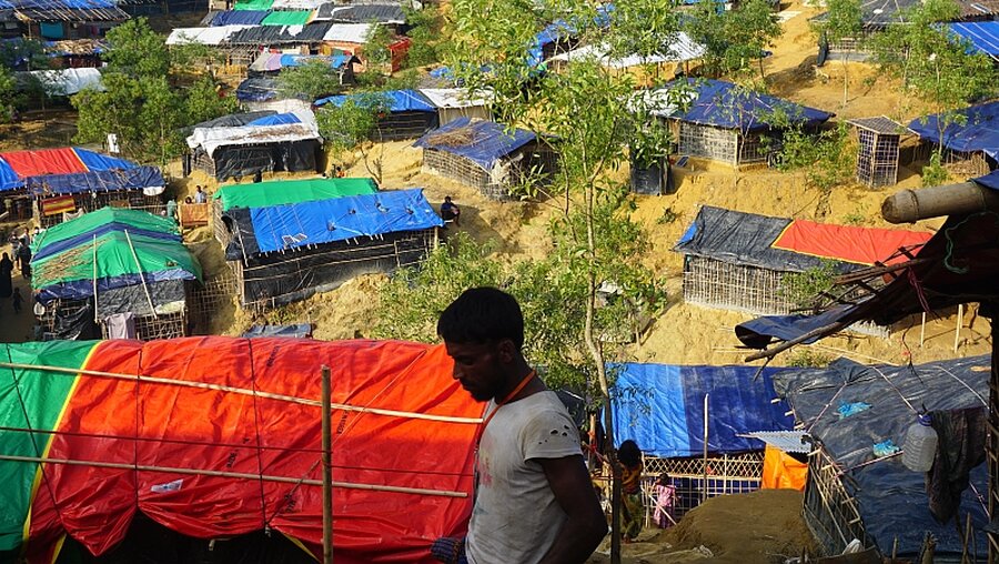 Rohingya-Flüchtlingslager Kutupalong bei Cox's Bazar / © Michael Lenz (KNA)