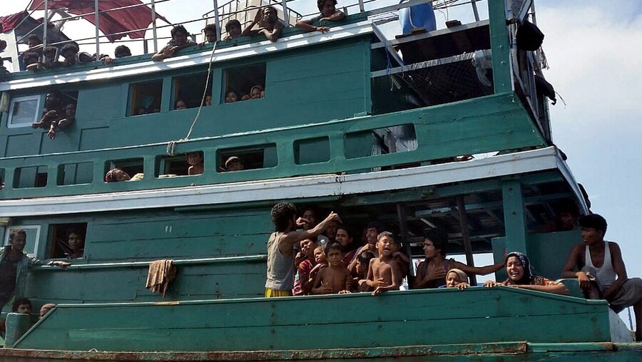 Bootsflüchtlinge in Südostasien (dpa)