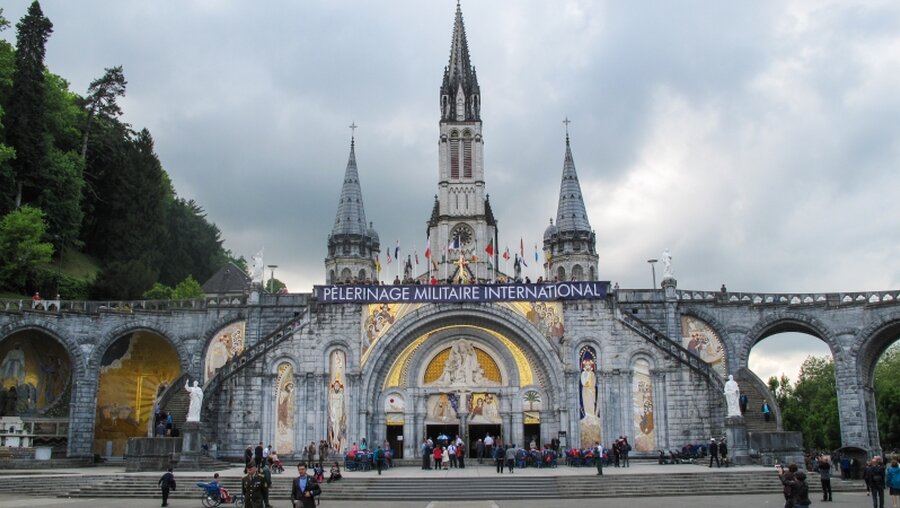 Rosenkranz-Basilika in Lourdes / © Maren Breitling (KNA)