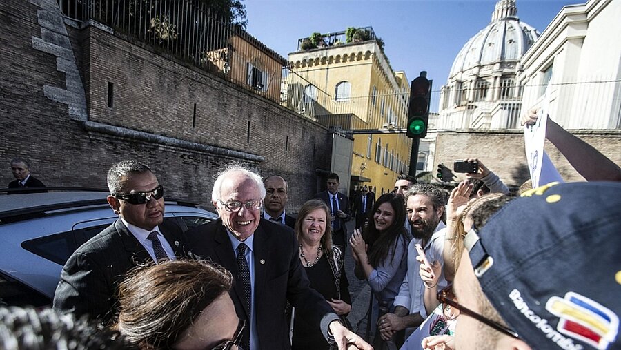 Bernie Sanders in Rom / © Angelo Carconi (dpa)