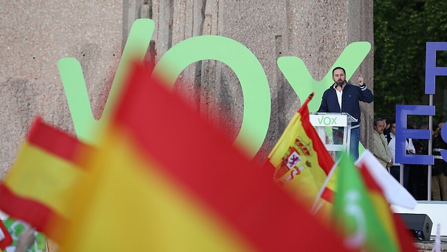 Santiago Abascal, Vox-Partei / © Marta Fernández Jara (dpa)