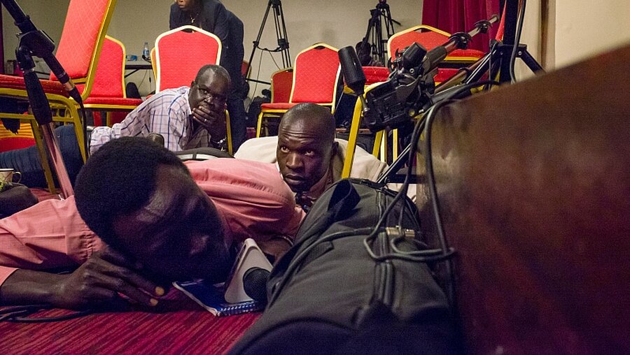 Schüsse auf den Präsidentenpalast im Südsudan / © dpa (dpa)
