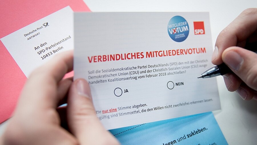 SPD-Mitgliedervotum / © Kay Nietfeld (dpa)