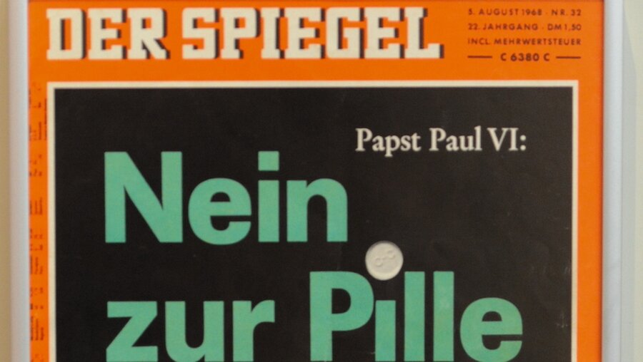 Nein zur Pille: Spiegel-Titel aus dem Jahr 1968  / © Michael Merten (KNA)