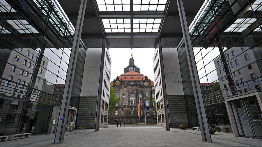 Staatskanzlei in Dresden / © Matthias Hiekel (dpa)