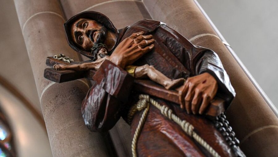 Statue des heiligen Franz von Assisi / © Harald Oppitz (KNA)