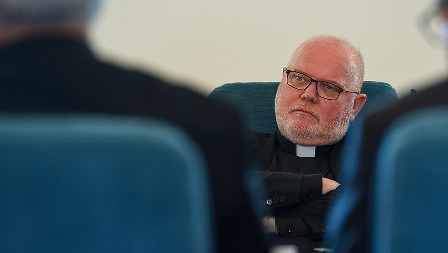 Kardinal Reinhard Marx, Vorsitzender der Deutschen Bischofskonferenz / © Harald Oppitz (KNA)