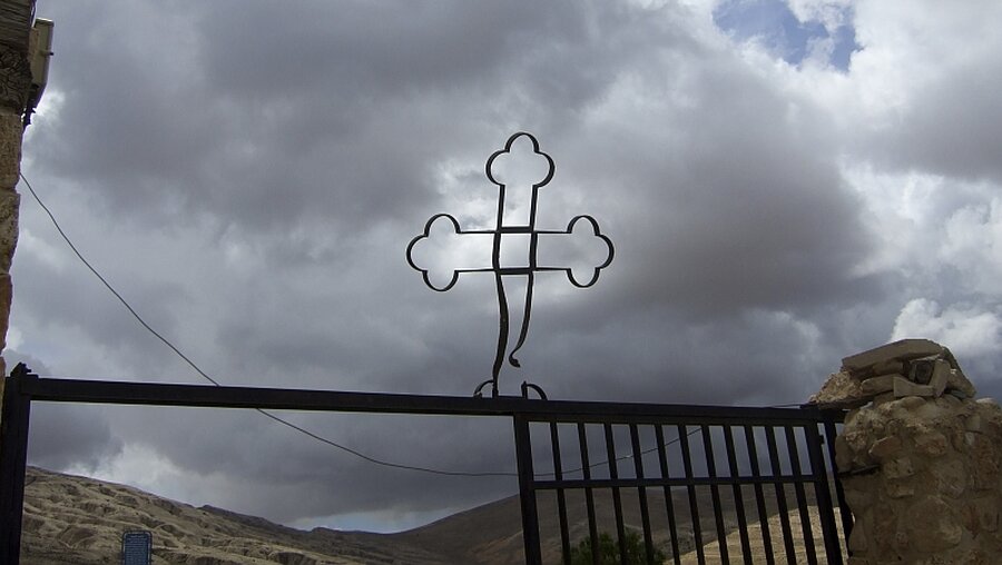 Kreuz im syrischen Maalula / © Karin Leukefeld (KNA)