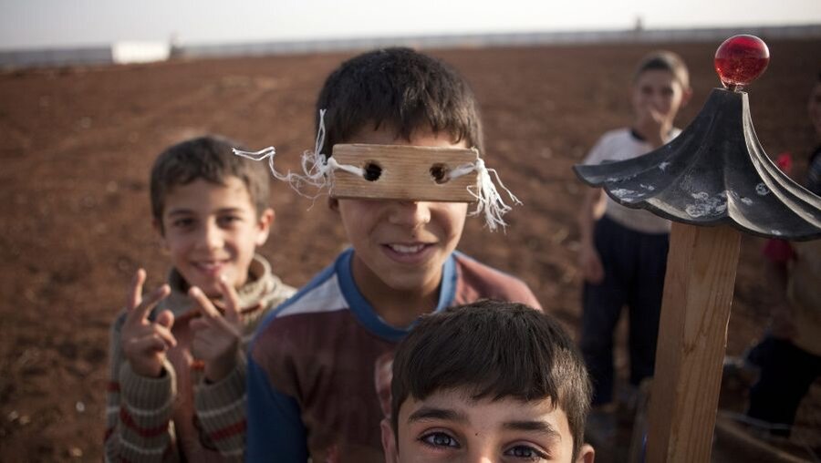 Syrien: Millionen Kinder auf der Flucht (dpa)