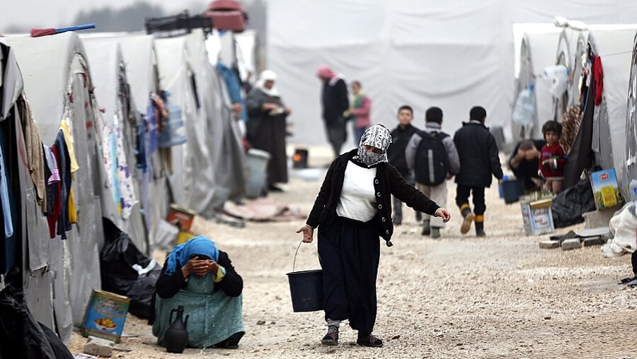 Syrische Flüchtlinge in der Türkei / © Sedat Suna (dpa)