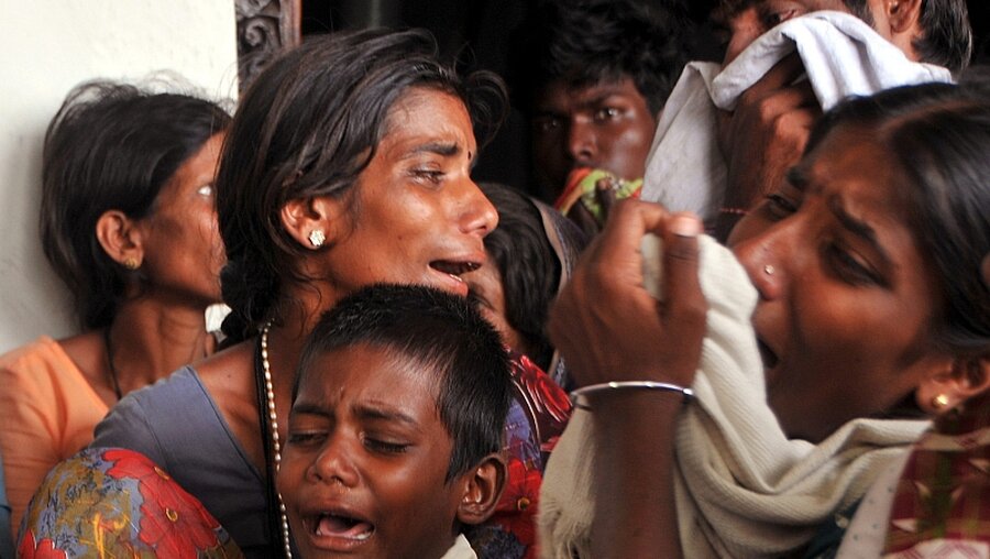 Trauer in Indien / © Jagadeesh Nv (dpa)