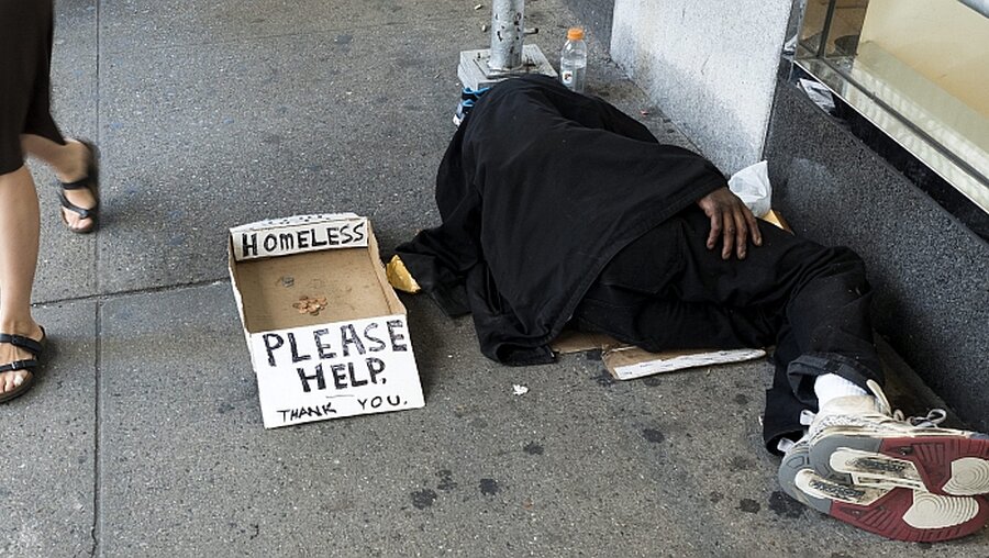 Obdachloser in New York / © Justin Lane (dpa)