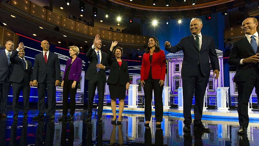 TV-Debatte der Demokraten / © Brian Cahn (dpa)