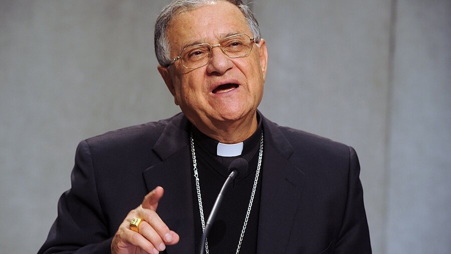 Erzbischof Fouad Twal, Lateinischer Patriarch von Jerusalem / © Paolo Galosi (KNA)