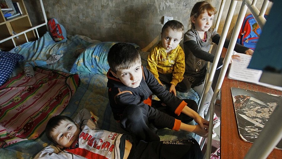 Kinder in der Ukraine / © Alexander Ermochenko (dpa)