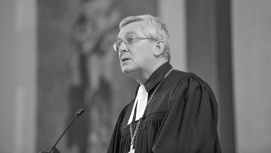 Ulrich Fischer, Landesbischof der Evangelischen Landeskirche in Baden im Jahr 2013. / © Norbert Bach (KNA)