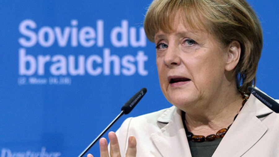Angela Merkel in Hamburg (dpa)