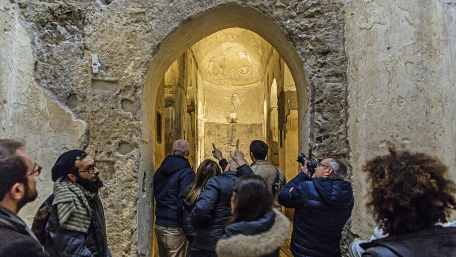 Unterirdische Basilica sotterranea di Porta Maggiore in Rom / © Stefano dal Pozzolo (KNA)