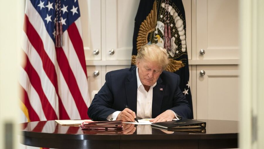 US-Präsident Trump in Quarantäne / © Joyce N. Boghosian/The White House/AP (dpa)