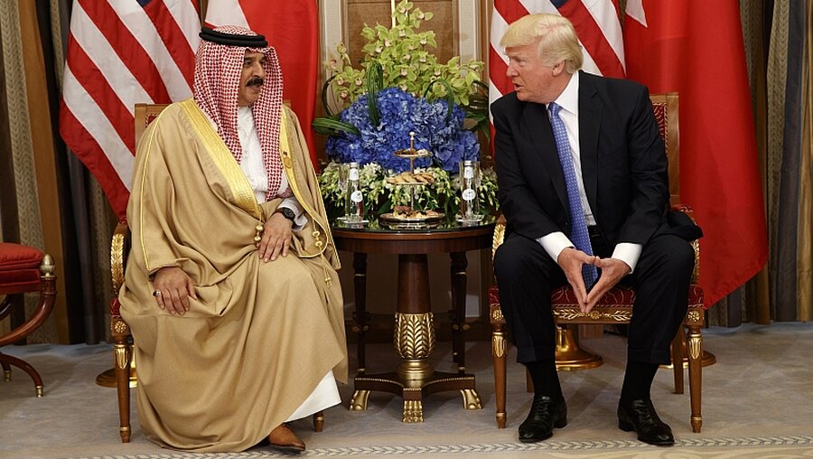 US-Präsident Trump in Saudi-Arabien  / © Evan Vucci (dpa)