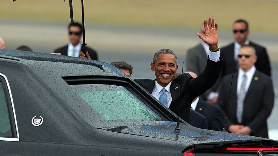 US-Präsident Obama bei seiner Ankunft in Kuba / © Alejandro Ernesto (dpa)