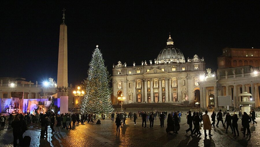Weihnachten im Vatikan (dpa)