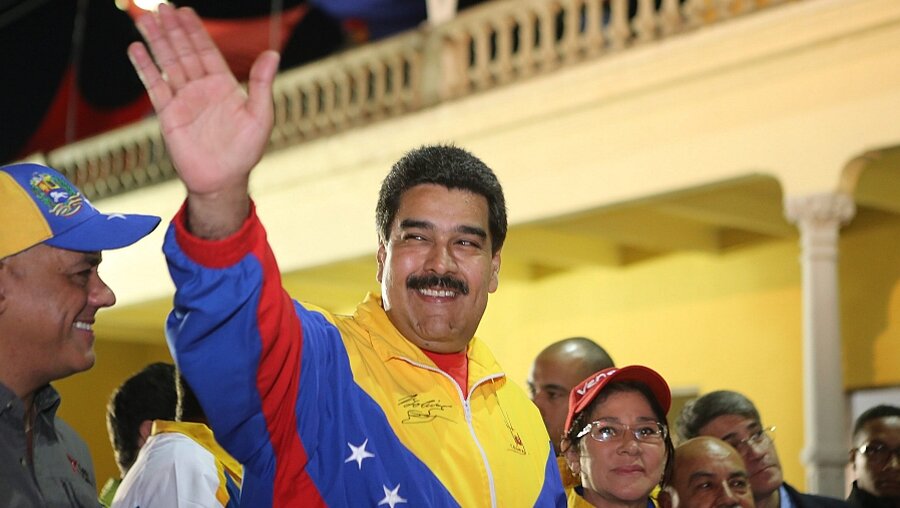 Venezuelas Präsident Maduro (dpa)