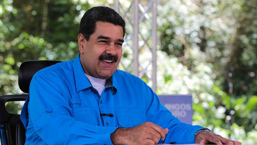 Venezuelas Präsident Nicolás Maduro  / © Francisco Batista (dpa)