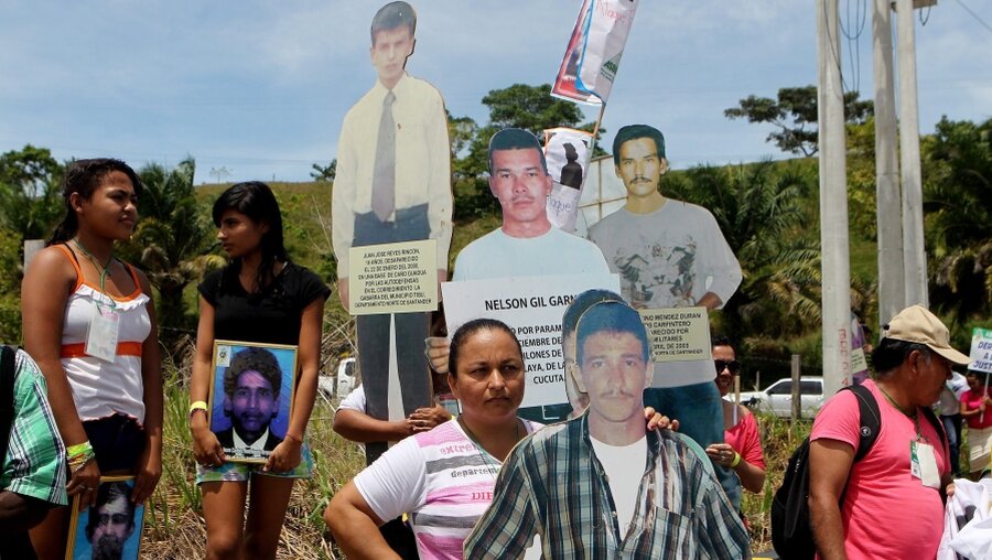 Proteste in Kolumbien (dpa)