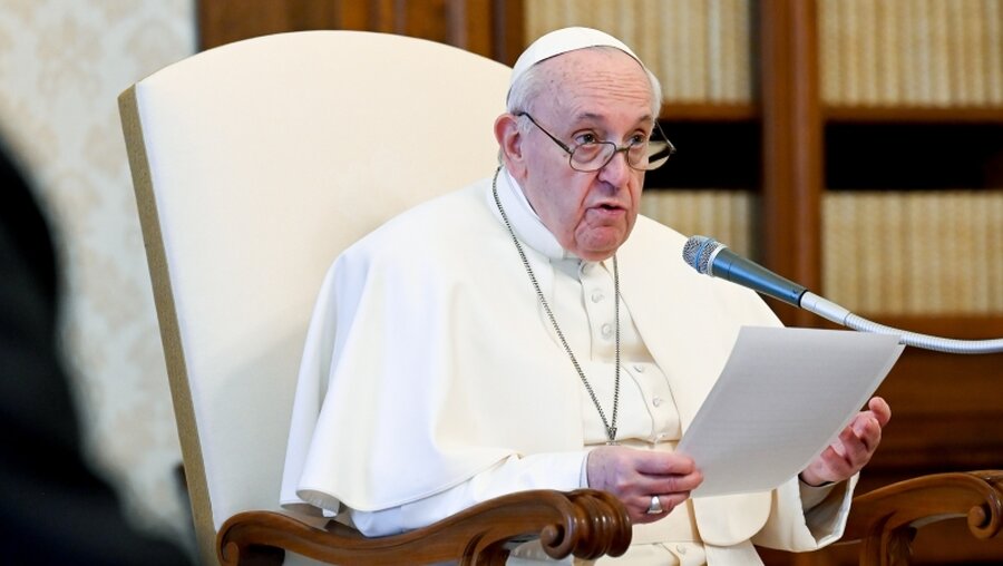 Videobotschaft von Papst Franziskus / © Vatican Media/Romano Siciliani (KNA)