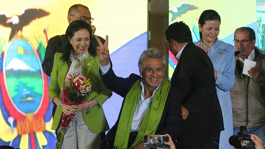 Moreno gewinnt Wahl in Ecuador / © Especial (dpa)
