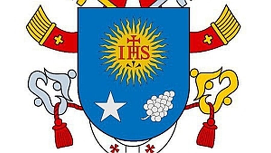 Das Wappen von Papst Franziskus (Vatikan)