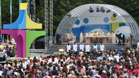 Besuchermagnet Katholikentag (KNA)