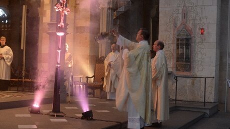 Feierlicher Gottesdienst mit h-Moll-Messe in St. Maria im Kapitol / © Beatrice Tomasetti (DR)