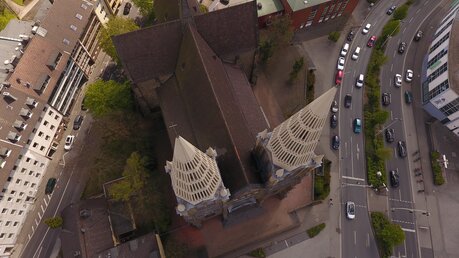 Das Dach von St. Clemens  / © Martin Biallas (DR)