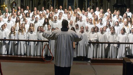 Der Mädchenchor hat zurzeit 146 Mitglieder. / © Tomasetti (DR)