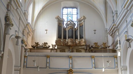 Die barocke Orgel-Empore im Karmel Maria vom Frieden / © Beatrice Tomasetti (DR)