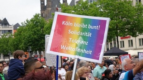 Köln soll bunt bleiben / © Matthias Milleker (DR)