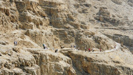 Durch das Wadi Quelt geht es für Pilger nach Jericho / © Beatrice Tomasetti (DR)