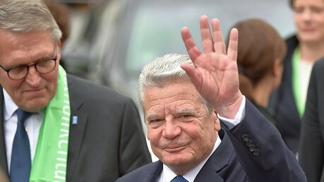 Bundespräsident Gauck / © Schmidt (dpa)