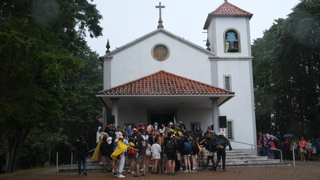 Besuch des Marienheiligtums Santuário de Nossa Senhora do Socorro im Bistum Aveiro / © Judith Prinz (EBK)