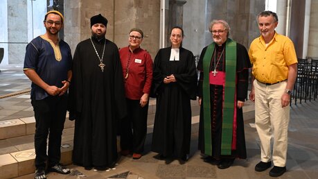 Gemeinsam machen sich die Kirchenvertreter aller Religionsgemeinschaften für die Bewahrung der Schöpfung stark / © Beatrice Tomasetti (DR)