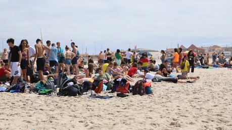 Strandtag im Bistum Aveiro bei den Tagen der Begegnung / © Elena Hong (DR)