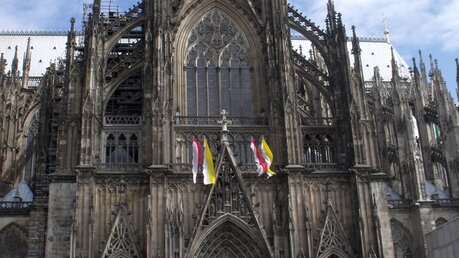 Fronleichnam in Köln - Pontifikalamt und Prozession 12 / © Verena Tröster (DR)