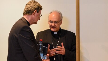 Kardinal Woelki und Bischof Voderholzer (KNA)