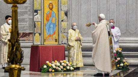 Ostermesse mit Papst Franziskus / © Vatican Media (KNA)