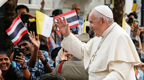 Papst Franziskus in Bangkok / © Paul Haring (KNA)