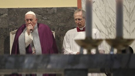 Papst sagt Termin ab / © Gregorio Borgia (dpa)