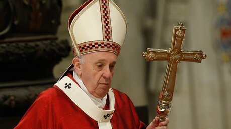 Pfingstmesse mit Papst Franziskus / © Paul Haring/Vatican Media/Romano Siciliani (KNA)